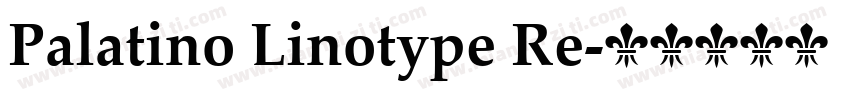 Palatino Linotype Re字体转换